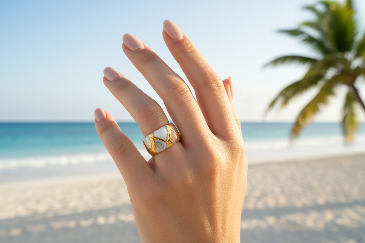 Bague portée